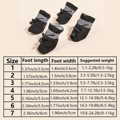 Cat Socks, 4 Counts/Set anti Slip Dog Socks, Pet Foot Covers, Pet Paw Covers, Pet Paw Protector Socks for Outing Walking Hiking & Running, Cat Stuff, Dog Stuff, Dog Supplies Pet Supplies