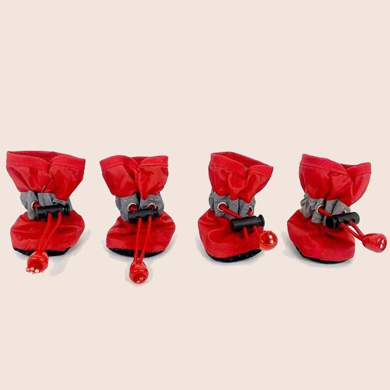 Cat Socks, 4 Counts/Set anti Slip Dog Socks, Pet Foot Covers, Pet Paw Covers, Pet Paw Protector Socks for Outing Walking Hiking & Running, Cat Stuff, Dog Stuff, Dog Supplies Pet Supplies